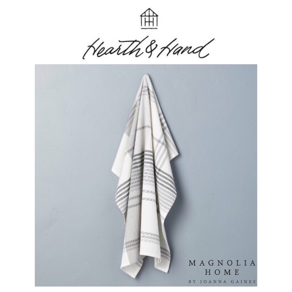 Hearth & Hands with Magnolia Plaid Flower Sack
